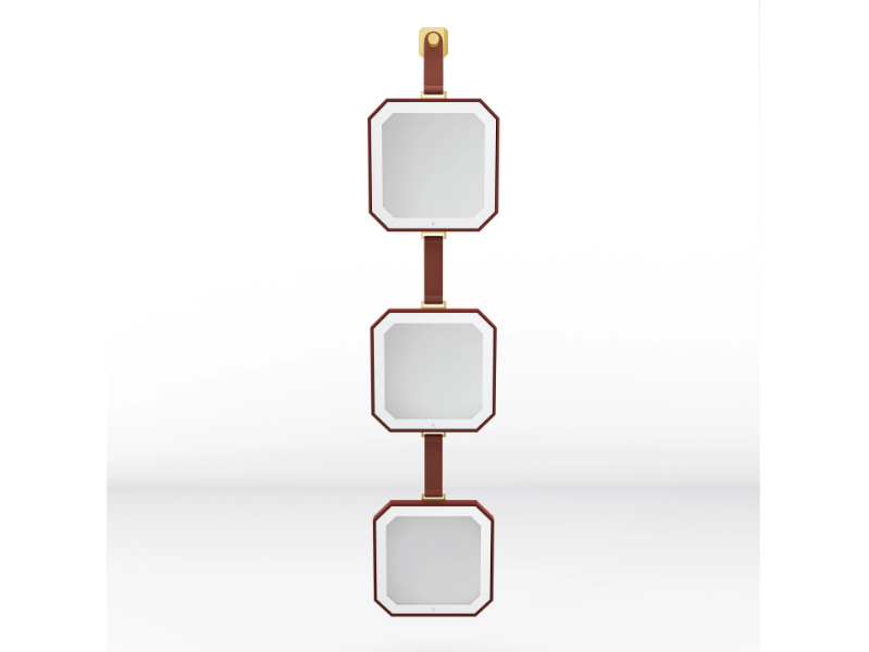 ARTEMIDE - Framed wall-mounted mirror by BRUNO ZAMPA