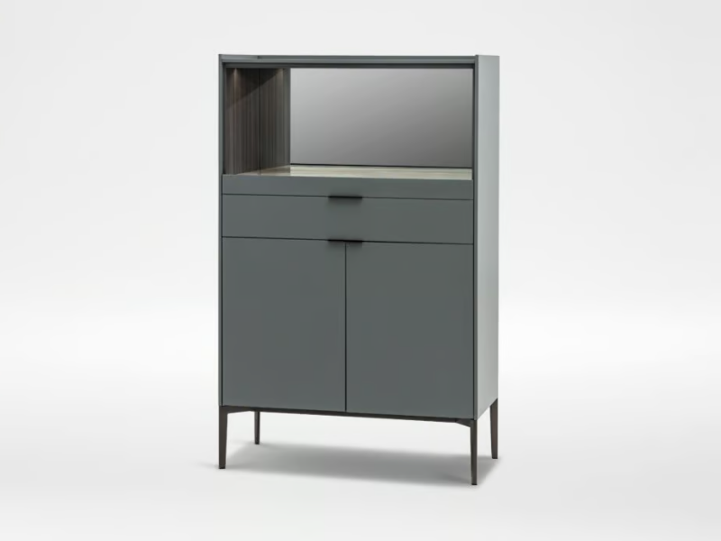 MATRIX - Wooden highboard with doors by CAMERICH