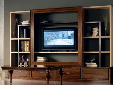 ÉTOILE DAY - Sectional silver leaf storage wall by Cantiero