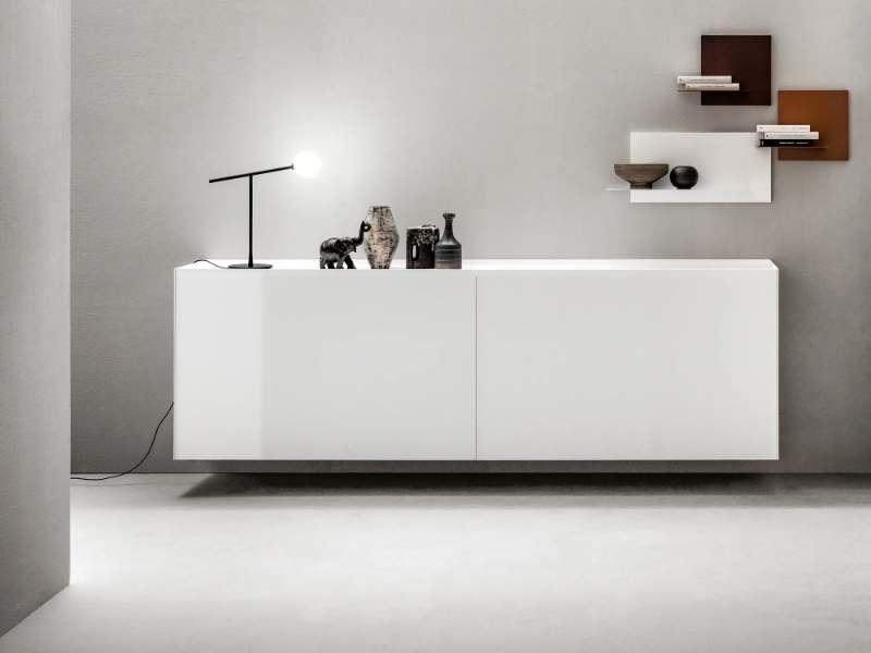 ATELIER - Suspended sideboard with sliding doors by Capo d’Opera