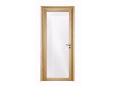 QUARTA VÌ - Hinged wood and glass door by Capoferri Serramenti