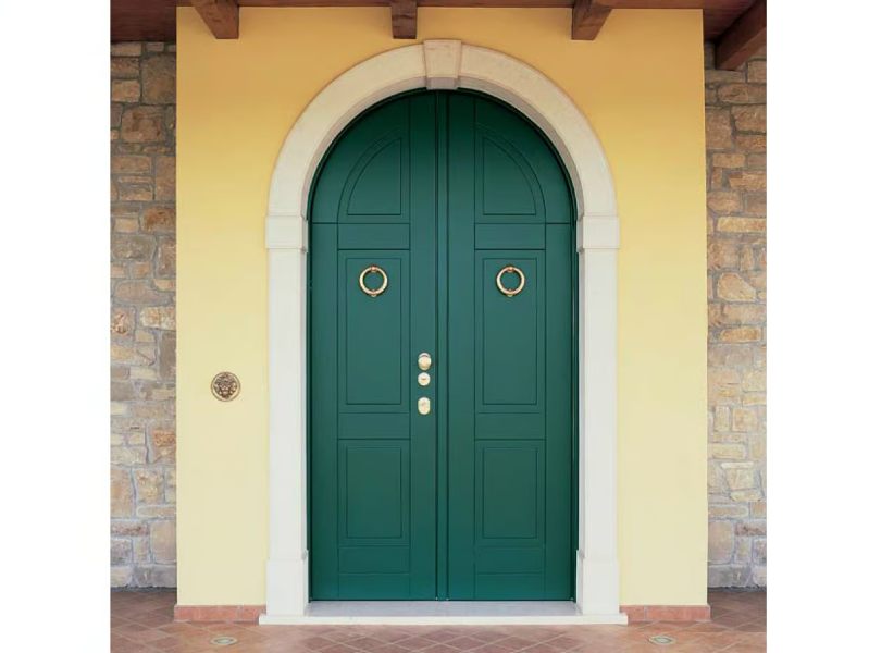 Safety door - Arched exterior safety door by CARMINATI SERRAMENTI