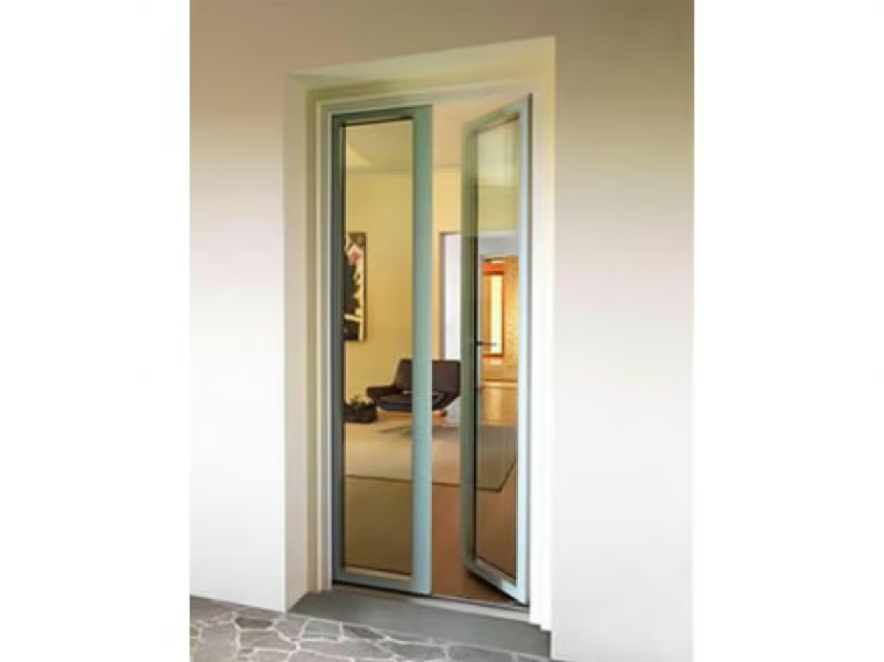VITRUM DOUBLE - Wood and glass patio door by CARMINATI SERRAMENTI