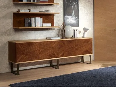 DESYO - Wooden sideboard with doors by Carpanelli