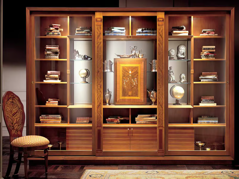 LE CORNICI - Bookcase Display cabinet by Carpanelli