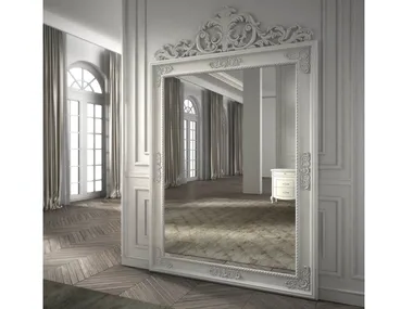 GOLD - Freestanding rectangular framed wooden mirror by CASA +39