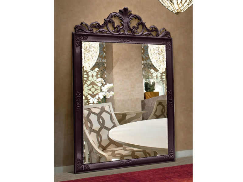 GOLD - Rectangular framed wall-mounted mirror by CASA +39