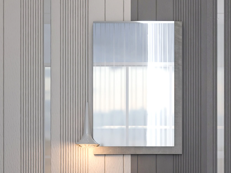 PHOENIX - Rectangular wall-mounted mirror by CASA +39