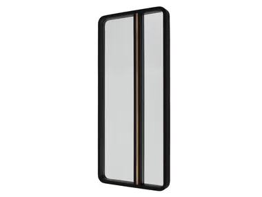 GUGA - Rectangular wall-mounted mirror with wooden frame by Casa Magna