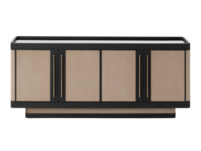 GUGA - Wooden sideboard with doors and drawers by Casa Magna