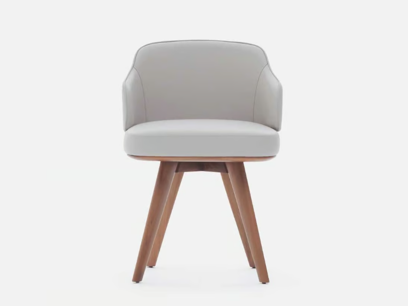 AGORDO - Upholstered chair with armrests by Casa