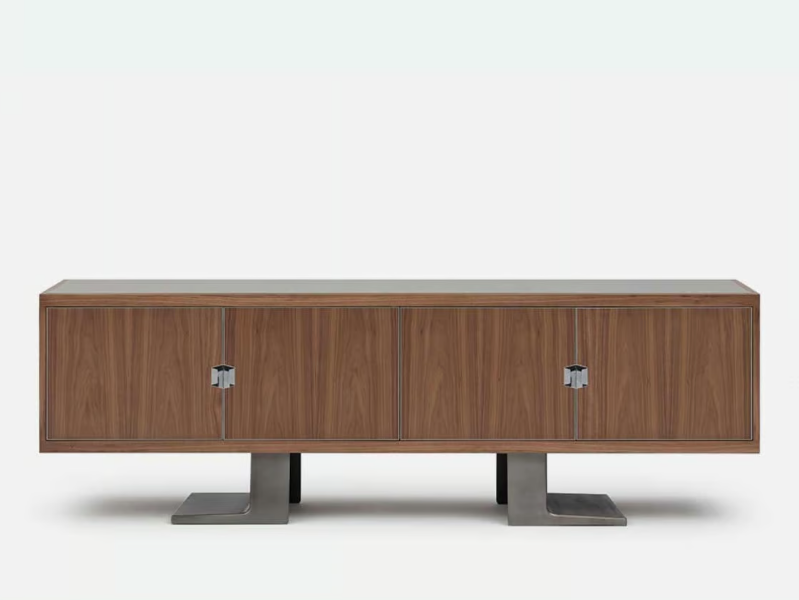 LIVENZA - Wooden sideboard with doors by Casa