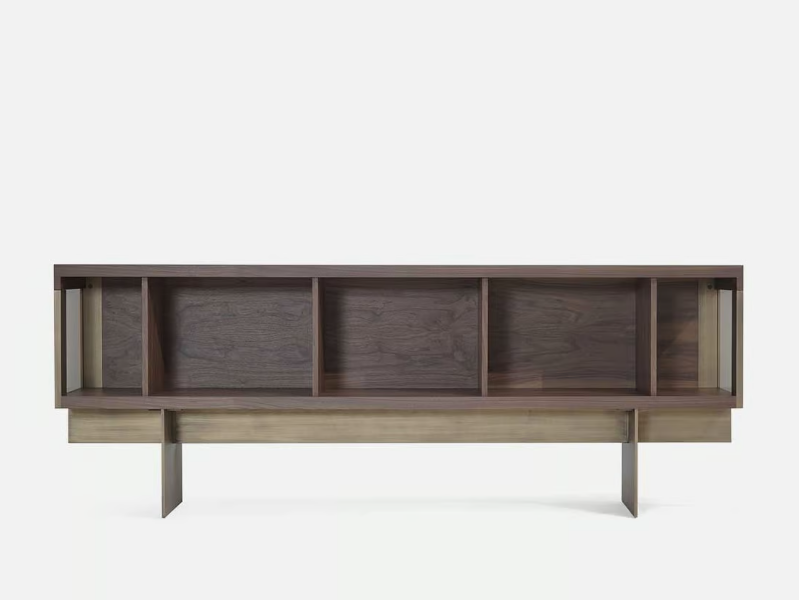 PILONE - Wooden sideboard with sliding doors by Casa
