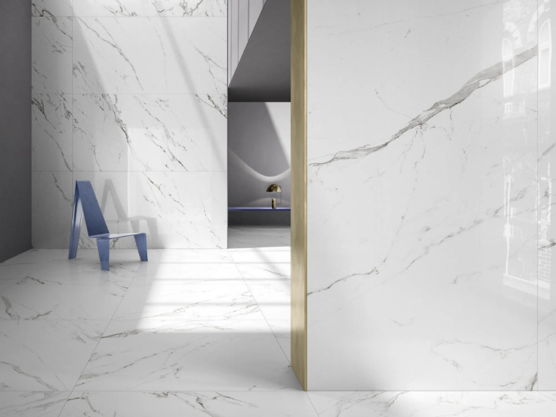Kontinua - Wall/floor tiles with marble effect by Casalgrande Padana