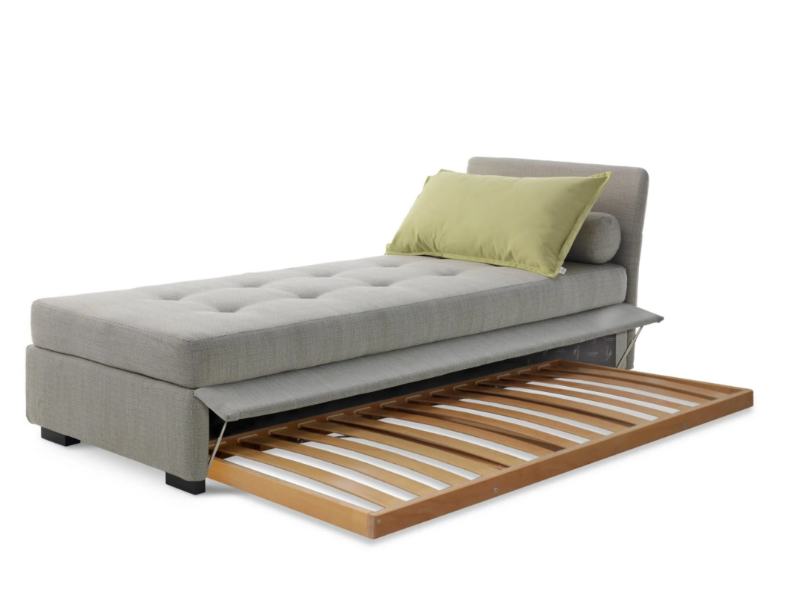 FIGI ISOLINO ESTRAIBILE - Upholstered fabric day bed with removable cover by Casamania & Horm