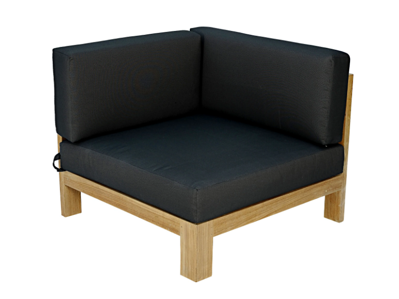 OCEAN - Corner fabric garden armchair by CBdesign