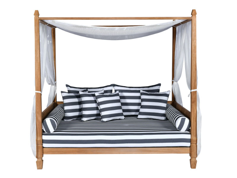ZAGORA - Canopy teak garden bed by CBdesign