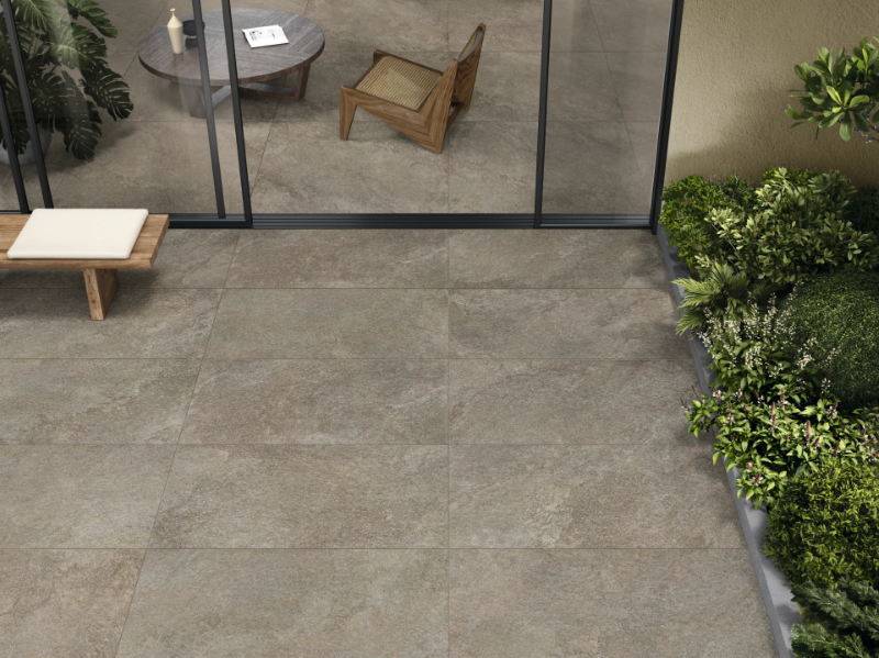 ARKÈ CLAY - Porcelain stoneware wall/floor tiles with stone effect by CERAMICHE KEOPE