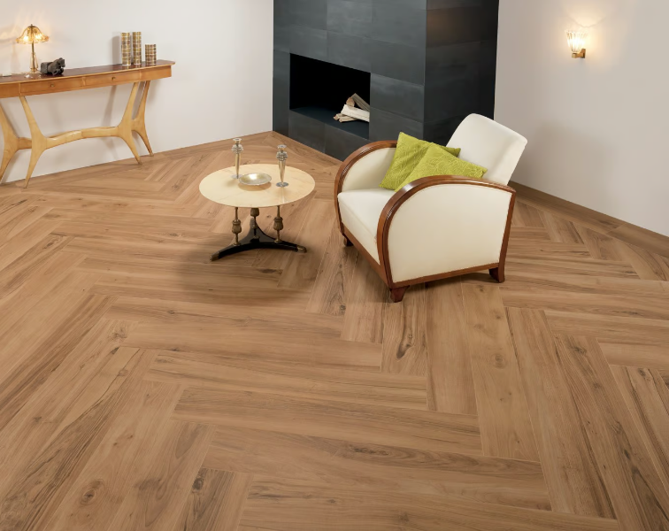 EVOKE BEIGE - Ecological frost proof wall/floor tiles with wood effect by CERAMICHE KEOPE
