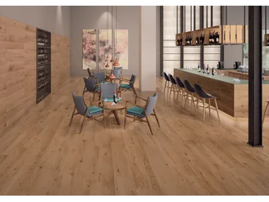EVOKE SAND - Ecological frost proof wall/floor tiles with wood effect by CERAMICHE KEOPE