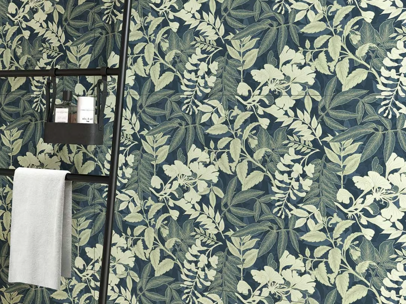 JOURNEY LEAVES - Rectified porcelain stoneware wall tiles by CERAMICHE KEOPE