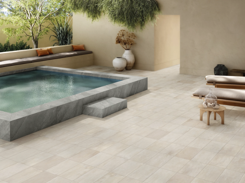 STREET IVORY - Porcelain stoneware wall/floor tiles with concrete effect by CERAMICHE KEOPE