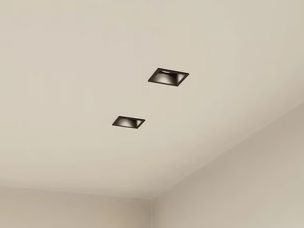 INDICE QUADRO - Square aluminium spotlight for false ceiling by Cini&Nils
