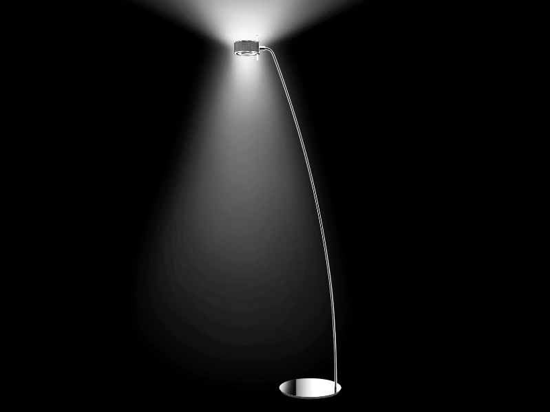 NEWCOMPONI200 MEZZACURVA - LED adjustable floor lamp by Cini&Nils