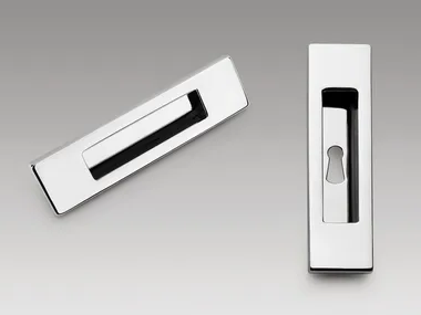 ID 411 - Recessed brass door handle with lock by Colombo Design