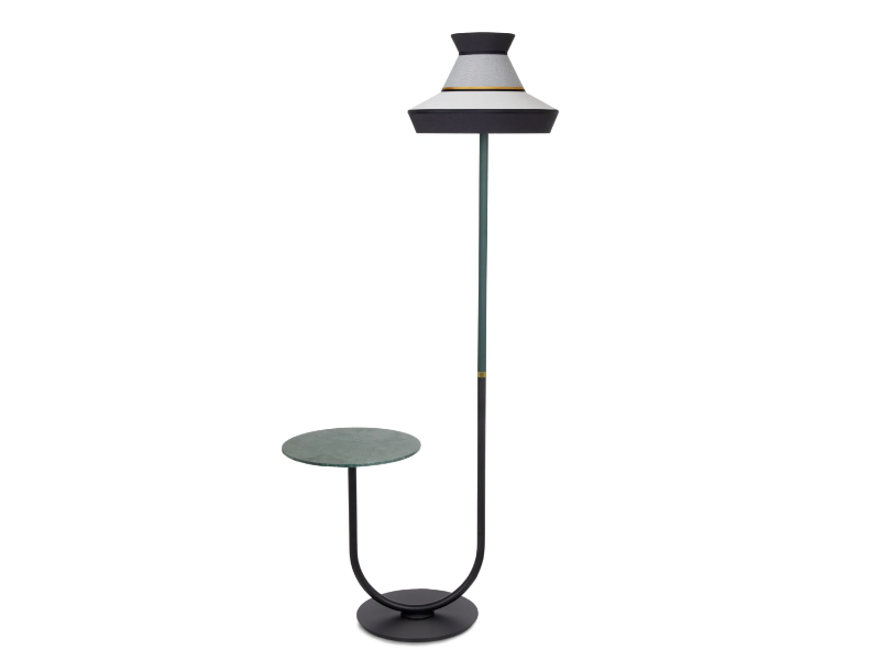 CALYPSO GUADALOUPE - LED fabric floor lamp by Contardi