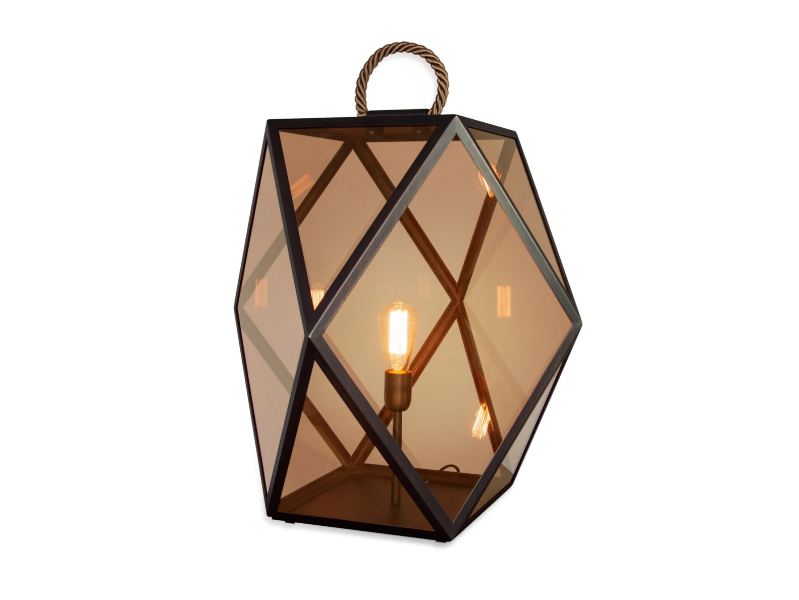MUSE LANTERN - LED metal floor lamp cordless by Contardi