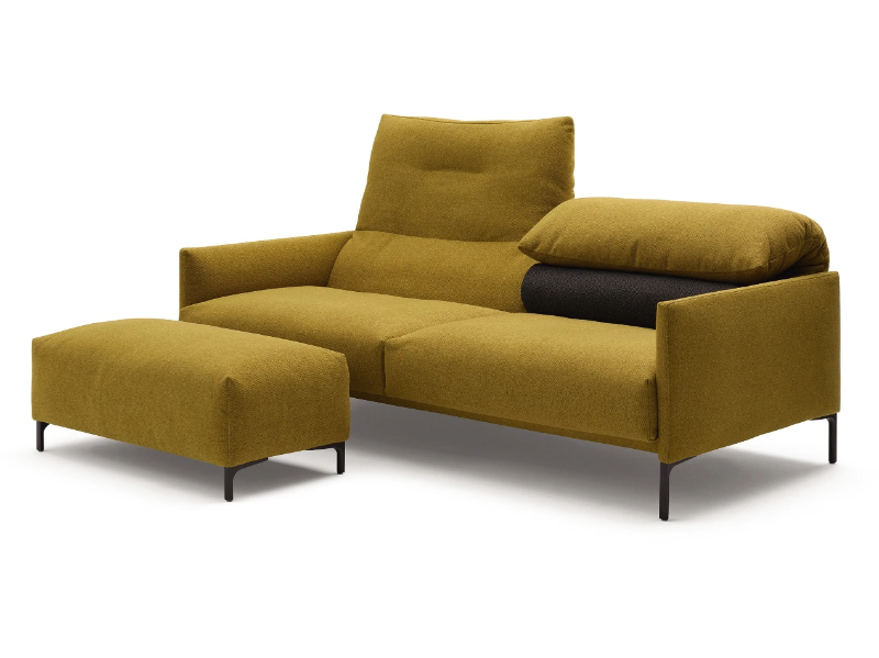 AVALANCHE - 3 seater fabric sofa with headrest by Cor