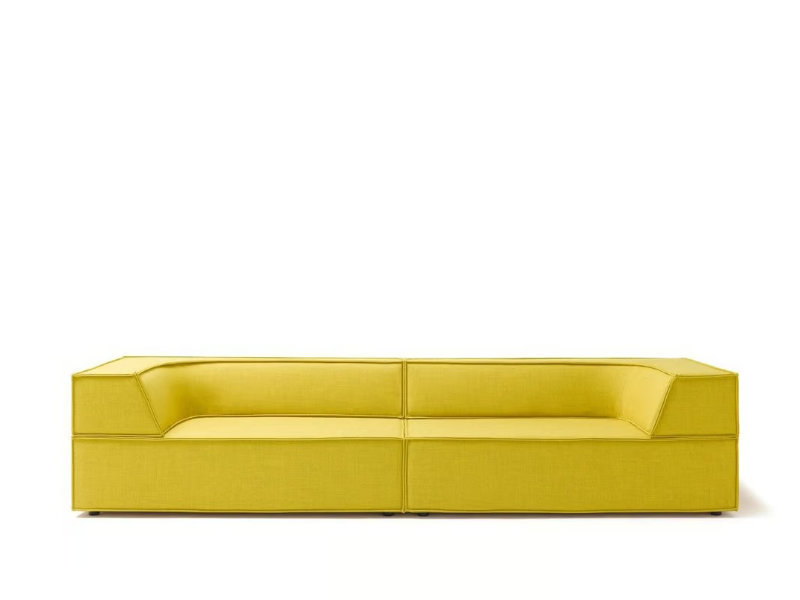 TRIO - 4 seater fabric sofa by Cor