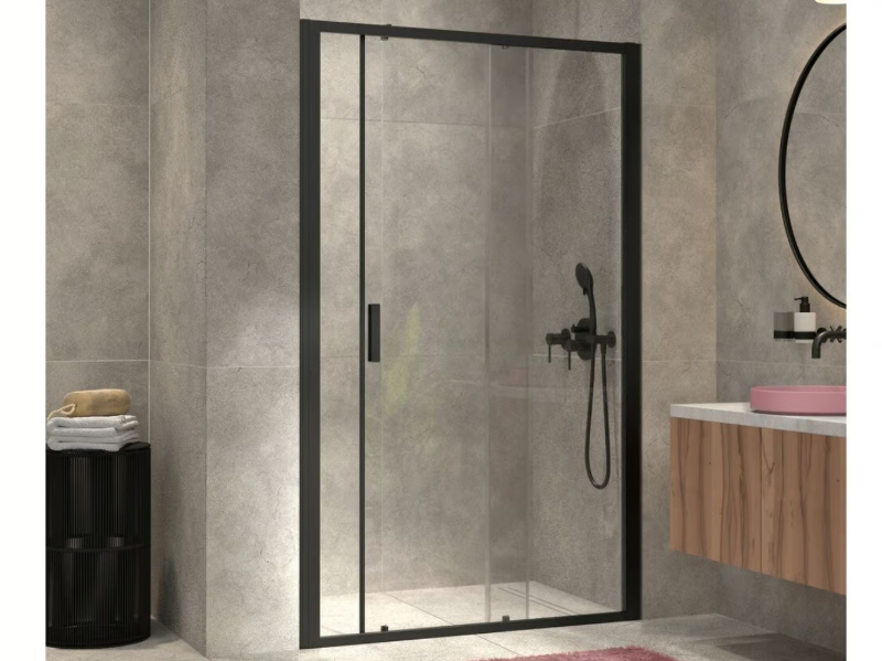 AVENUE - Niche glass shower cabin with sliding door by Coram