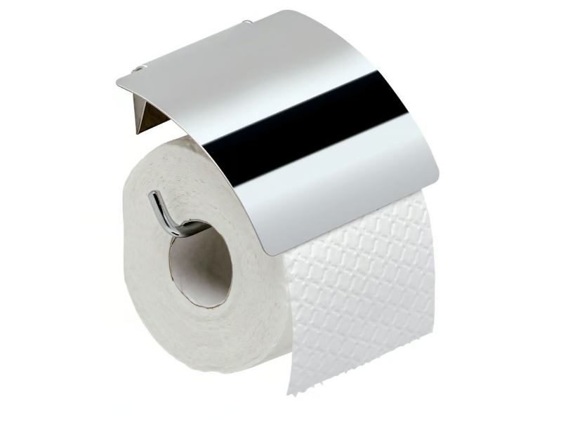 HOTEL - Metal toilet roll holder with cover by Coram