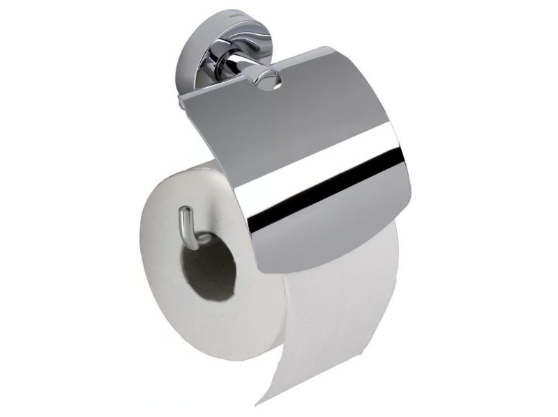LUNA - Metal toilet roll holder with cover by Coram