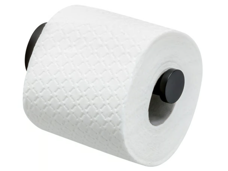 NEMOX BLACK - Spare metal toilet roll holder by Coram