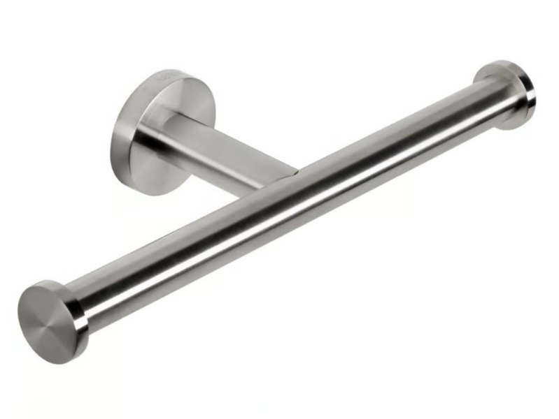 NEMOX - Double stainless steel toilet roll holder by Coram