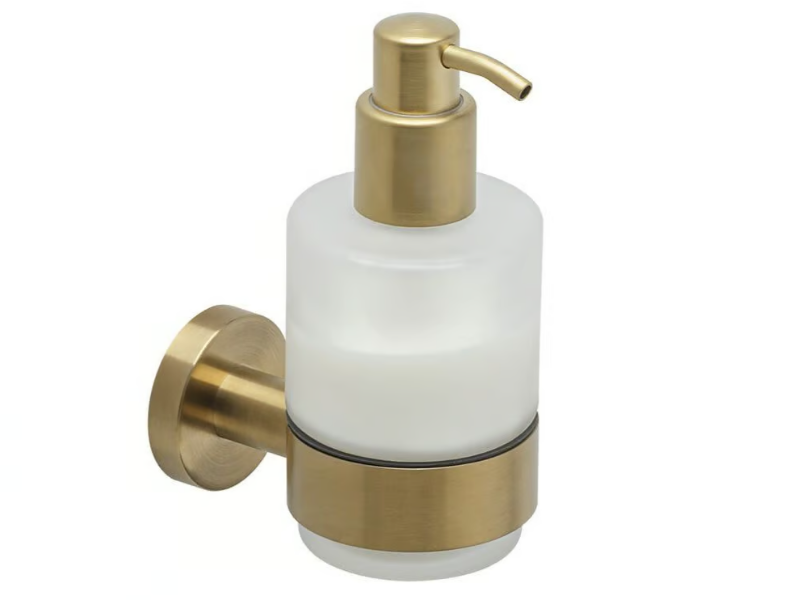 NEMOX GOLD - Wall-mounted glass Bathroom soap dispenser by Coram