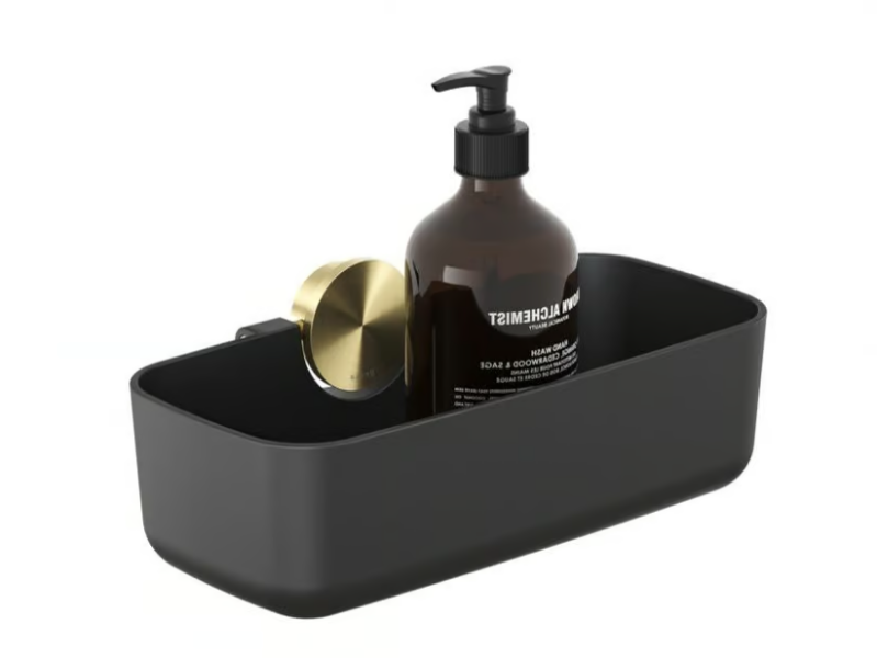 OPAL GOLD - Wall-mounted stainless steel soap dish for shower by Coram