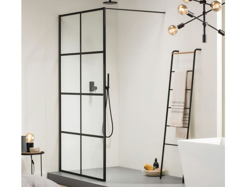 SOHO - Rectangular tempered glass Walk in shower by Coram