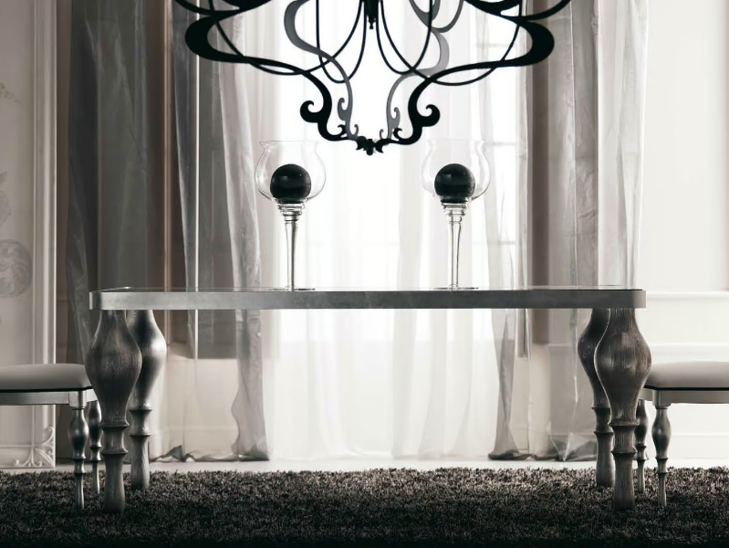 ZOE - Lacquered glass dining table by CorteZari