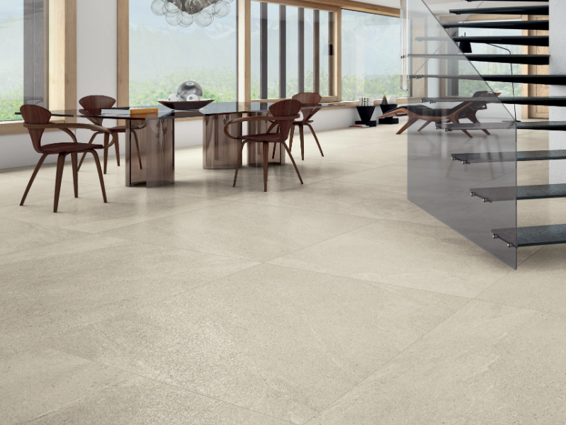 BLEND STONE - CLEAR - Laminated stoneware wall/floor tiles with stone effect by COTTO D'ESTE