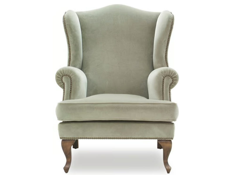 DOVER ORIGINS - Bergere velour armchair with armrests by Crearte Collections