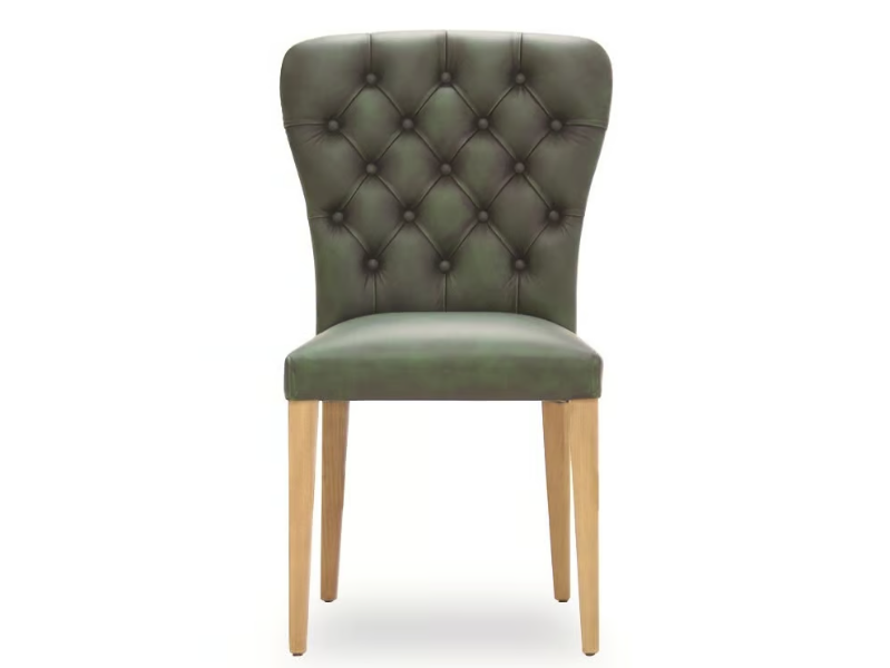 GASTON ORIGINS - Tufted leather chair by Crearte Collections