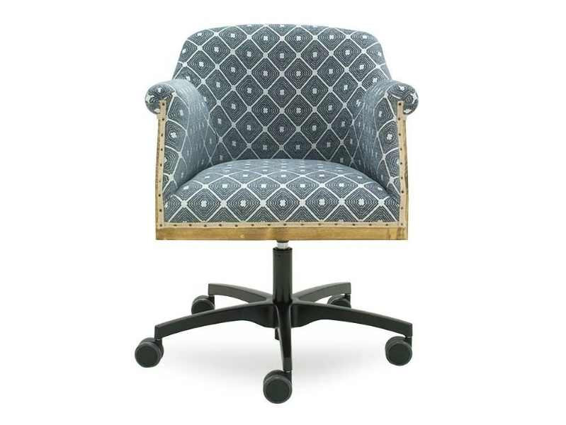 PARIS ESSENCE - Height-adjustable fabric office chair with castors with armrests by Crearte Collections