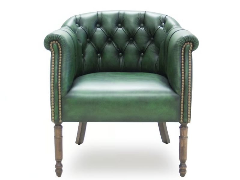 PARIS LOW ORIGINS - Leather easy chair with armrests by Crearte Collections