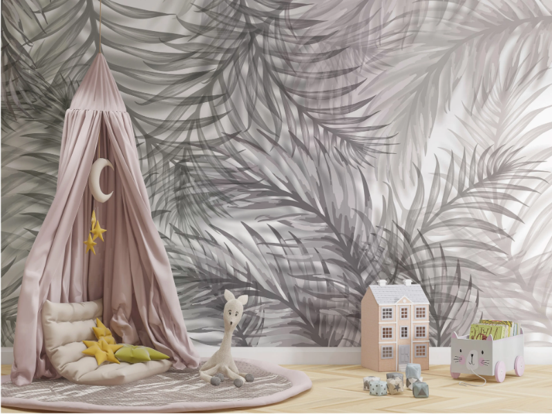 COCO - Wallpaper with floral pattern _ creativespace by Creative Space