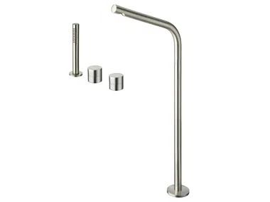 SX CRISX121 - 4 hole floor standing bathtub set with hand shower by CRISTINA Rubinetterie