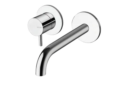 TRICOLORE VERDE CRITV257 - 2 hole wall-mounted washbasin mixer by CRISTINA Rubinetterie